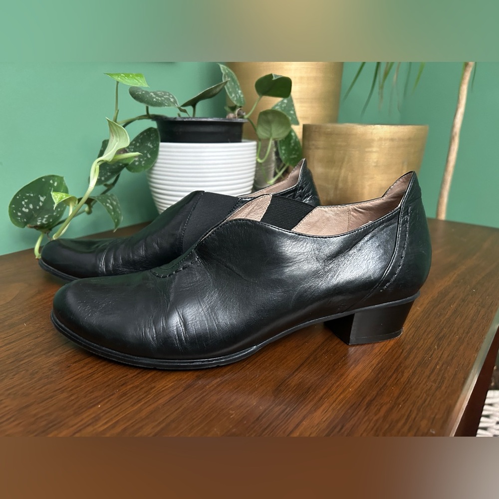 Regarde Le Ciel Black Booties Slip On Size EUR 39 US 8 / 8.5